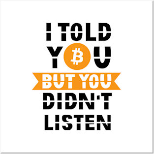 Bitcoin - Cryptocurrency - Blockchain - Investment Posters and Art